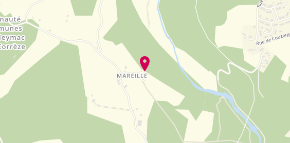 Plan de Maison Funéraire de Mareille, Mareilles, 19200 Ussel
