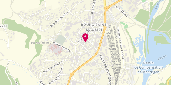 Plan de Pompes Funèbres DE SAVOY - BOURG-SAINT-MAURICE, 173 Rue Jean Moulin, 73700 Bourg-Saint-Maurice