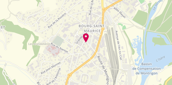 Plan de Pfg-Pompes Funebres Generales, 76 Route de Montrigon, 73700 Bourg-Saint-Maurice