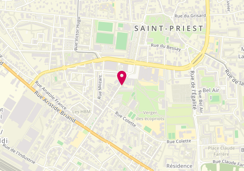 Plan de Pollet, 38 Rue Henri Maréchal, 69800 Saint-Priest