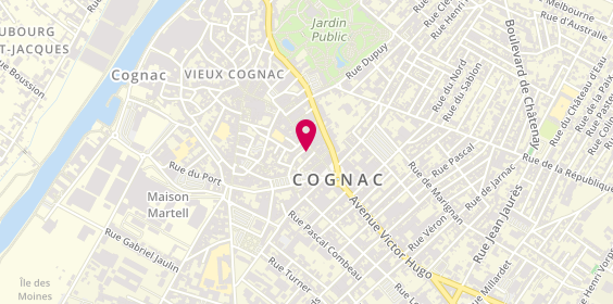 Plan de Pompes funèbres PFG COGNAC, 23 Rue d'Angoulême, 16100 Cognac