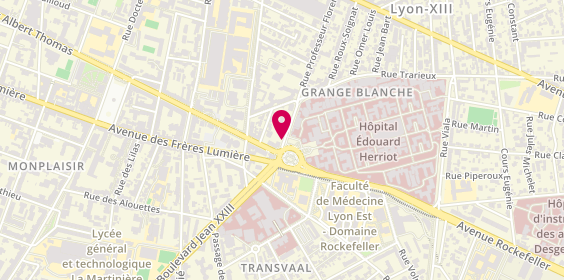 Plan de Pôle Funéraire Public - Métropole de Lyon, 68 Rue Professeur Florence, 69003 Lyon