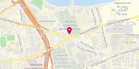 Plan de Pôle Funéraire Public - Métropole de Lyon, 15 Rue du Cimetière, 69100 Villeurbanne