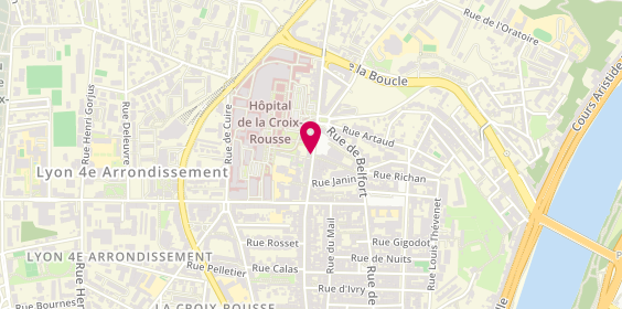 Plan de Centre Funeraire Riviere, 89 Grande Rue Croix Rousse, 69004 Lyon