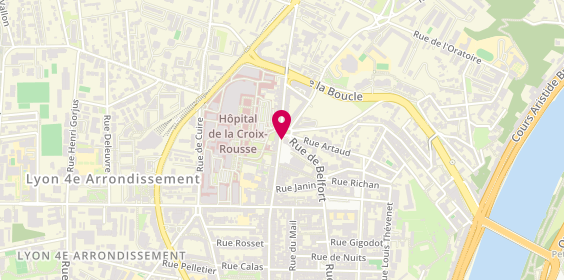 Plan de Agence Funeraire Lyonnaise, 99 Grande Rue de la Croix Rousse, 69004 Lyon