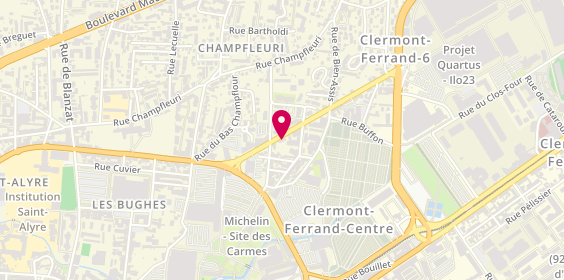 Plan de Pfm Rahma Auvergne 63, 18 avenue Barbier Daubrée, 63100 Clermont-Ferrand