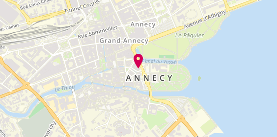 Plan de Pompes funèbres PFG ANNECY, 2 Rue Camille Dunant, 74000 Annecy