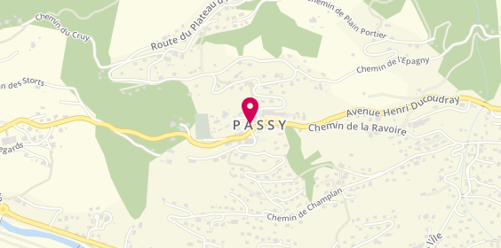 Plan de Pompes funèbres PFG PASSY, 39 place de la Mairie, 74190 Passy