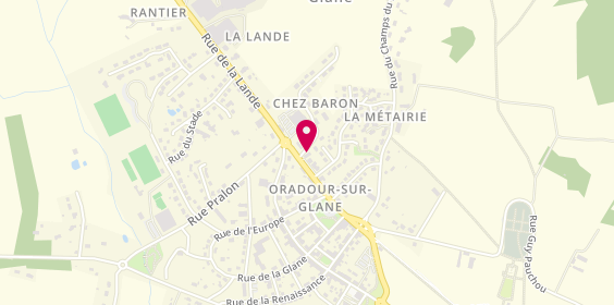 Plan de Mérigot Pompes Funèbres, 18 Rue de la Lande, 87520 Oradour-sur-Glane
