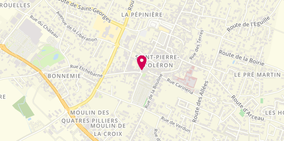 Plan de Pompes funèbres PFG SAINT-PIERRE-d'OLÉRON, 15 Rue de la République, 17310 Saint-Pierre-d'Oléron