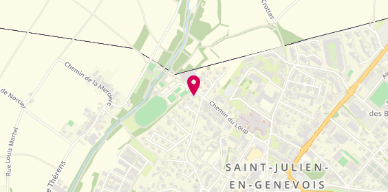 Plan de Pompes funèbres PFG SAINT-JULIEN-EN-GENEVOIS, chemin du Loup, 74160 Saint-Julien-en-Genevois