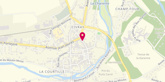 Plan de Etablissements Moreau, 42 Bis Rue Pierre Pestureau, 86400 Civray