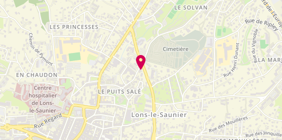 Plan de Roc-Eclerc, 150 Rue Désiré Monnier, 39000 Lons-le-Saunier