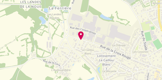 Plan de Funéraires Rousseau, 109 Rue Croix Rouge, 85280 La Ferrière