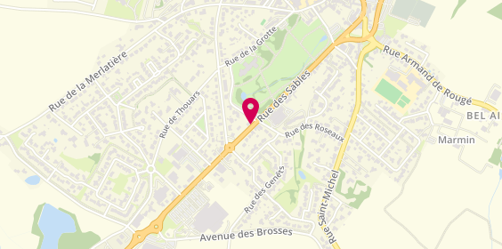 Plan de Pompes Funebres Bremand Rousseau, Les Essarts Rue Sables, 85140 Essarts-en-Bocage