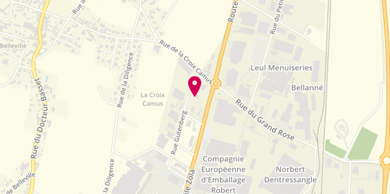 Plan de Centre Funéraire Leylavergne, Rue Gutenberg, 79100 Sainte-Verge