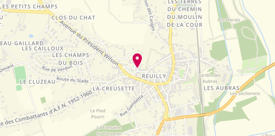 Plan de Marbrerie Caton-Pequignot, 14 Rue Emile Zola, 36260 Reuilly