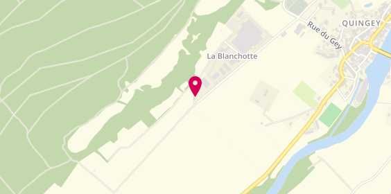 Plan de Pompes Funèbres DU VAL DE LOUE, Zone Artisanale 
La Blanchotte, 25440 Quingey