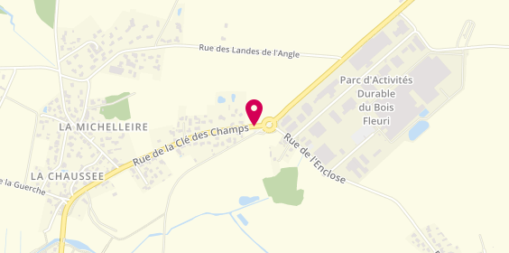 Plan de Gautier Services Funéraires, 34 Rue Clé des Champs, 44118 La Chevrolière
