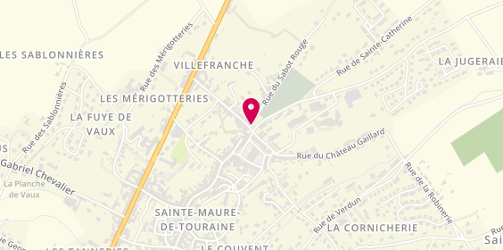 Plan de Ambulances Champigny Pere et Fils, 5 Place Saint Michel, 37800 Sainte-Maure-de-Touraine
