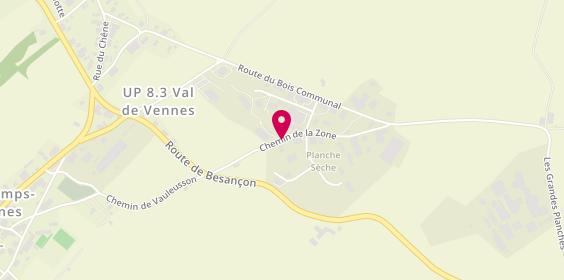 Plan de Pompes Funebres du Val de Vennes, 19 Chemin Zone, 25390 Orchamps-Vennes