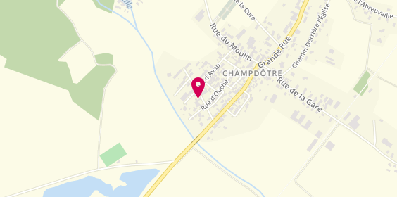 Plan de Pompes Funèbres Giraudet - Champdôtre, 24 Rue d' Avau, 21130 Champdôtre