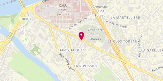 Plan de Pompes Funèbres Roc-Eclerc, 38 Boulevard Joliot Curie, 44200 Nantes