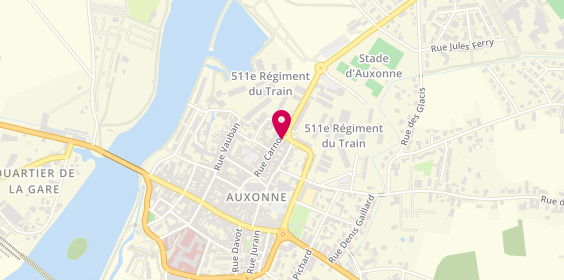 Plan de Pompes Funèbres Magno, 37 Bis Rue Carnot, 21130 Auxonne