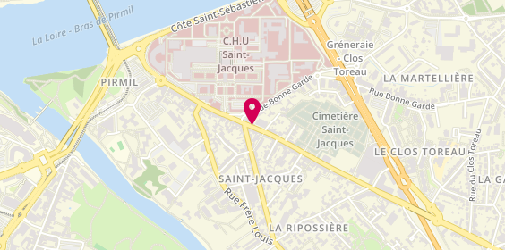 Plan de Le Choix Funeraire - Eco Plus Funeraire, 5 Boulevard Joliot Curie, 44200 Nantes