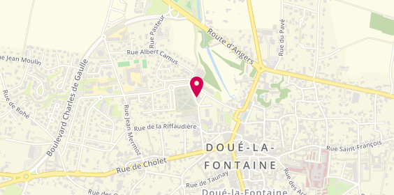 Plan de Pompes Funèbres Bidet, Rue Haute Saint-Denis, 49700 Doué-en-Anjou