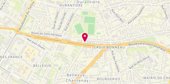 Plan de Pompes Funebres Pascal Leclerc, 10 Boulevard Emile Romanet, 44100 Nantes