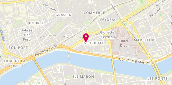 Plan de Le Choix Funeraire, 13 allée de l'Île Gloriette, 44000 Nantes