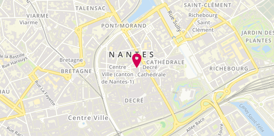 Plan de Pompes funèbres PFG NANTES - Rue du Général Leclerc Hautecloque, 9-11 Rue Général Leclerc de Hauteclocque, 44000 Nantes