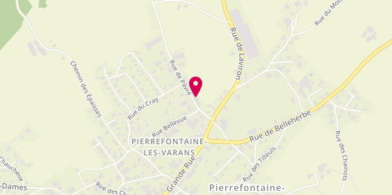 Plan de Funerarium de Pierrefontaine-Les-Varans, 8 Rue de Pavre, 25510 Pierrefontaine-les-Varans