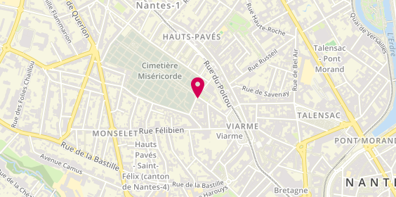 Plan de Service Funeraires Lemarchand-Guillaume, 19 Rue d'Auvours, 44000 Nantes