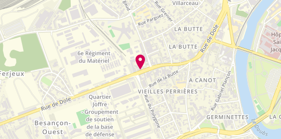 Plan de Lost Funéraire, 54 Rue de Dole, 25000 Besançon