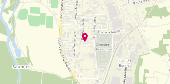 Plan de Maison Funéraire de Saumur, Rue Claude Bernard, 49400 Saumur