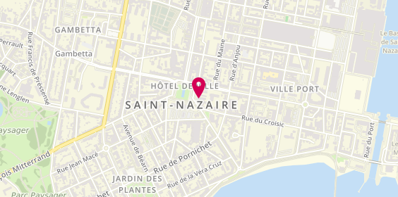 Plan de Pompes funèbres PFG SAINT-NAZAIRE - Place François Blancho, 1 place François Blancho, 44600 Saint-Nazaire