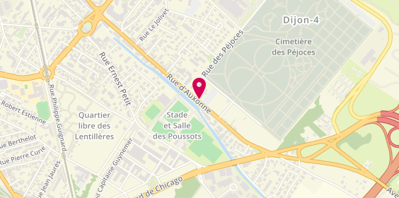 Plan de Pompes Funèbres et Marbrerie Denis - PFG, 225 Rue Auxonne, 21000 Dijon