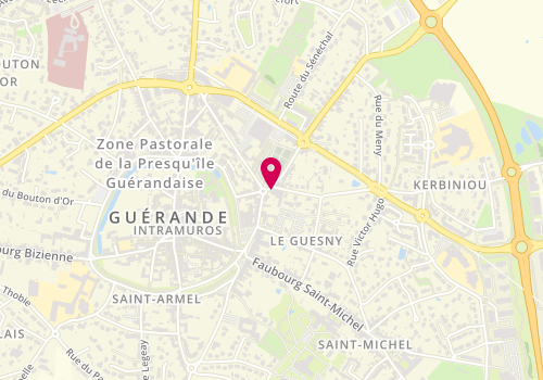 Plan de LE GAL Pompes Funebres Marbrerie, 16 Rue du Pavé de Beaulieu, 44350 Guérande
