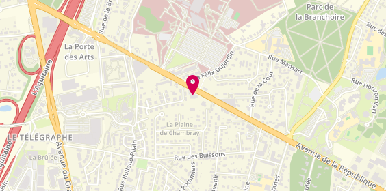 Plan de Roc Eclerc, 40 avenue de la République, 37170 Chambray-lès-Tours