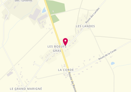 Plan de Pompes Funebres de la Misericorde, Route des Landes, 44119 Grandchamp-des-Fontaines