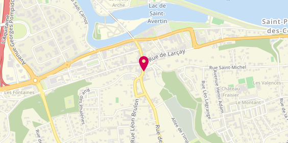Plan de Pfi Marbrerie Combeau, 14 Rue de Cormery, 37550 Saint-Avertin
