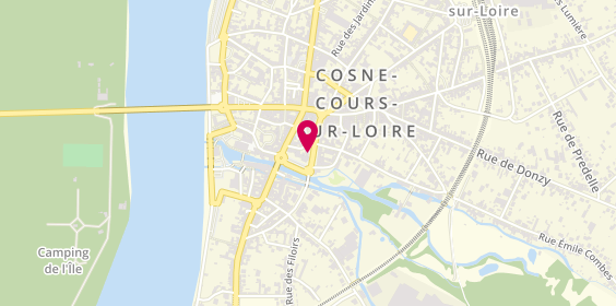 Plan de Pompes funèbres PFG COSNE-COURS-SUR-LOIRE, 7 Boulevard de la République, 58200 Cosne-Cours-sur-Loire