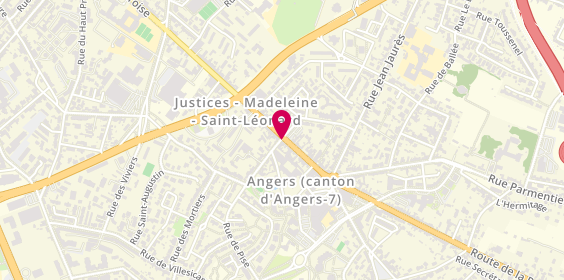 Plan de Services Funéraires Citeau, 138 Rue Saumuroise, 49000 Angers