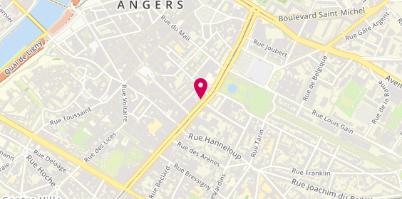 Plan de Pompes funèbres PFG ANGERS - Boulevard du Maréchal Foch, 6 Boulevard du Maréchal Foch, 49000 Angers