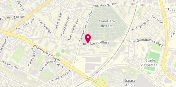 Plan de Crématorium de l'Anjou SOFCO, 124 Rue Larévellière, 49100 Angers
