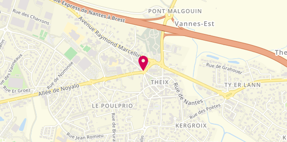 Plan de Ogf, Theix 11 Rue Vannes, 56450 Theix-Noyalo
