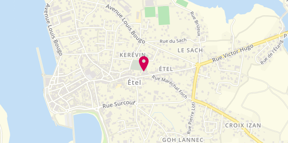 Plan de Bellego, 23 - 25 Rue Général Leclerc, 56410 Étel