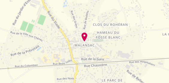 Plan de Ambulances Ollivier, 49 Rue Rue de la Croix d'Alain, 56220 Malansac